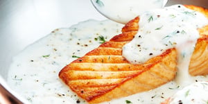 Photo de la Recette: Saumon à la Sauce à L’aneth Crémeuse