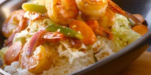 Photo de la Recette: Sauté aux Crevettes Épicé
