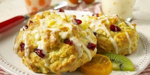 Photo de la Recette: Scones aux Poires et aux Canneberges