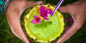 Photo de la Recette: Smoothie Mojito à L’ananas Menthe et Noix de Coco