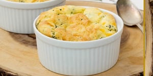 Photo de la Recette: Soufflés de Brocoli