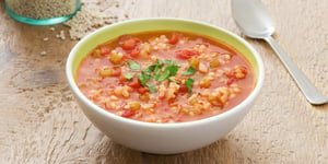 Photo de la Recette: Soupe aux Tomates et à L’orge