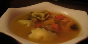 Photo de la Recette: Soupe aux Tortellinis et Légumes