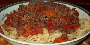 Photo de la Recette: Spaghetti Sauce à la Viande