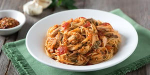 Spaghettinis au Thon et aux Champignons