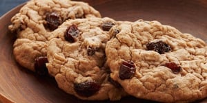 Photo de la Recette: Spicy cookies Oatmeal Raisin