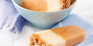 Photo de la Recette: Sucettes Glacées au Caramel et Pépites D'érable