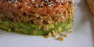 Photo de la Recette: Tartare de Saumon à L'avocat et au Citron