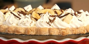 Photo de la Recette: Tarte à la Crème à la Banane