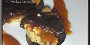 Photo de la Recette: Tarte Choco Nougat Caramel