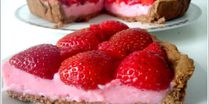 Photo de la Recette: Tarte Mousseuse aux Fraises