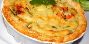 Photo de la Recette: Tarte aux Crevettes Antillaise