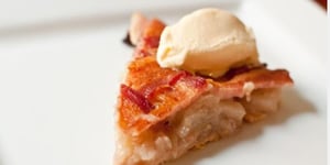 Photo de la Recette: Tarte aux Pommes Tissée avec Bacon