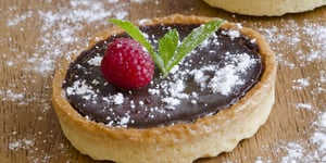 Photo de la Recette: Tartelettes Chocolat et Framboise