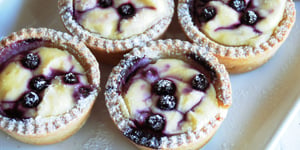 Photo de la Recette: Tartelettes au Fromage Blanc et Myrtilles