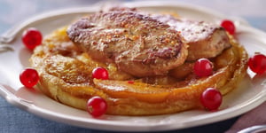 Photo de la Recette: Tatin de Mangue et Foie Gras