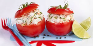 Photo de la Recette: Tomates Farcies au Crabe