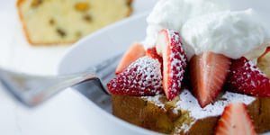 Photo de la Recette: Un Shortcake aux Fraises avec Pistaches