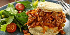 Photo de la Recette: Vol-au-vent au Bœuf Haché en Sauce