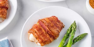 AIGLEFIN ENVELOPPÉ DE BACON