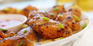 Photo de la Recette: Ailes de Poulet BBQ et Trempette Mexicaine