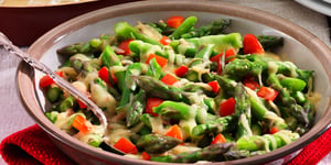 Photo de la Recette: Asperges avec de L’oka