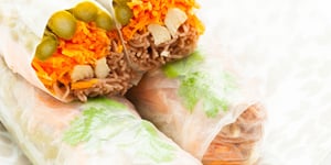 Photo de la Recette: Rouleau de Printemps Asperges Vertes
