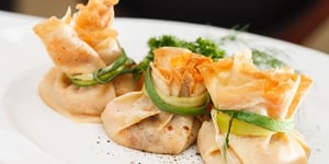 Photo de la Recette: Aumônières aux Saint-Jacques