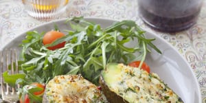 Photo de la Recette: Avocats Gratinés au Parmesan