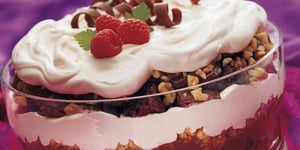 Photo de la Recette: Bagatelle aux Brownies et à la Crème au Caramel