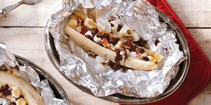 Photo de la Recette: Bananes sur Feu de Camp