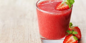 Barbotine aux Fraises et à la Rhubarbe