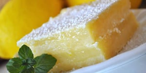 Photo de la Recette: Barres au Citron