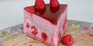 Photo de la Recette: Bavarois aux Framboises Sans Gluten