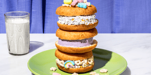 Beignes à la Crème Glacée Ube