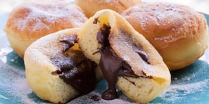 Photo de la Recette: Beignets Fourrés au Chocolat