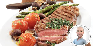 Photo de la Recette: Biftecks de Contre-filet à la Sauce Chimichurri de Stefano Faita
