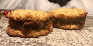 Biscuit à L'avoine Garni de Dattes