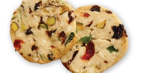 Photo de la Recette: BISCUITS À LA CANNEBERGE ET AUX PISTACHES