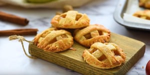 Biscuits à la Tarte aux Pommes et au Caramel