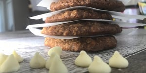 Biscuits à L’avoine et Pépites de Chocolat Blanc