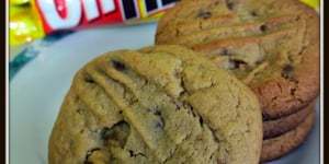 Photo de la Recette: Biscuits au Beurre D'arachide et aux Oh Henry!