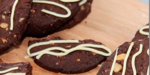 Photo de la Recette: BISCUITS AU CHOCOLAT ET AUX NOISETTES