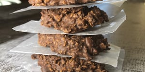 Biscuits au Corn Flakes Beurre D’arachides et Chocolat