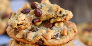 Biscuits aux Bananes, Pépites de Chocolat et Beurre D'arachides