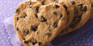 Biscuits aux Brisures de Chocolat en Forme de Coeur