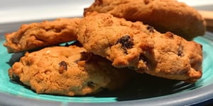 Photo de la Recette: Biscuits aux Flocons D’avoine et aux Raisins Secs