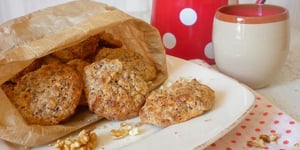 Photo de la Recette: Biscuits Sans Gluten aux Noix Façon Macaron
