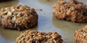 Photo de la Recette: Biscuits Avoine et Raisins, Style Dad’s