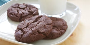 Photo de la Recette: BISCUITS DOUBLE CHOCOLAT